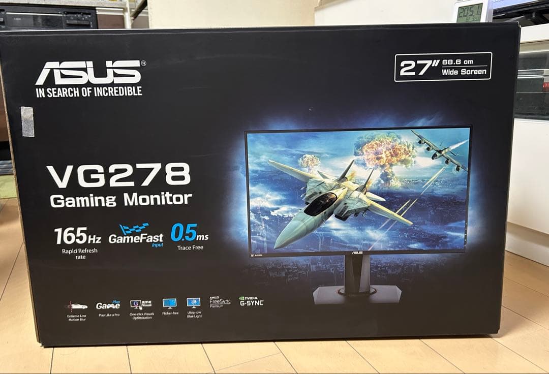 【値下げ可】ASUS ゲーミングモニター 27インチ VG278QR-R