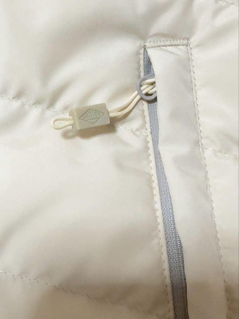 ノンノン　ダントン インナーダウン ジャケット　オイスターホワイトＳ