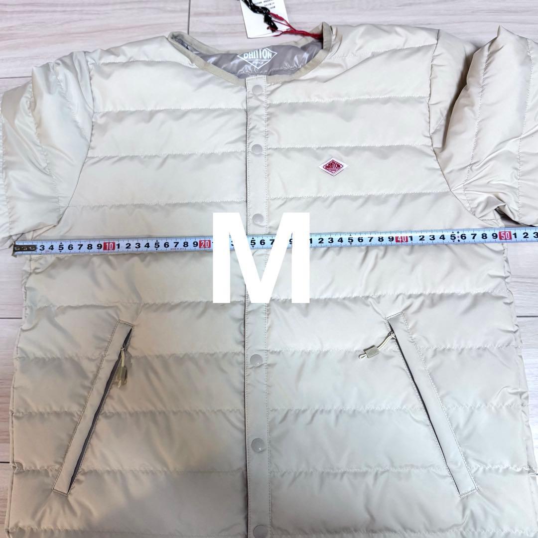 ノンノン　ダントン インナーダウン ジャケット　オイスターホワイトＳ
