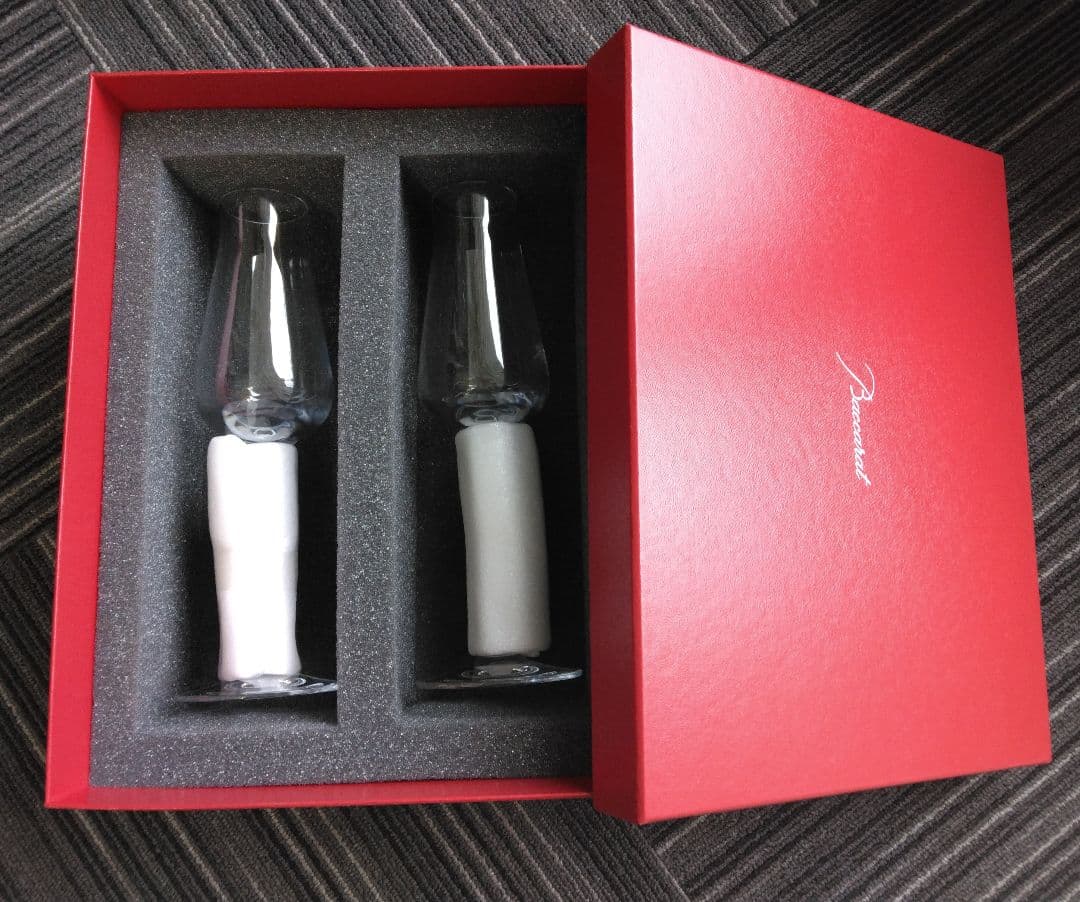 バカラ　シャトーバカラ　シャンパンフルート　2客セット