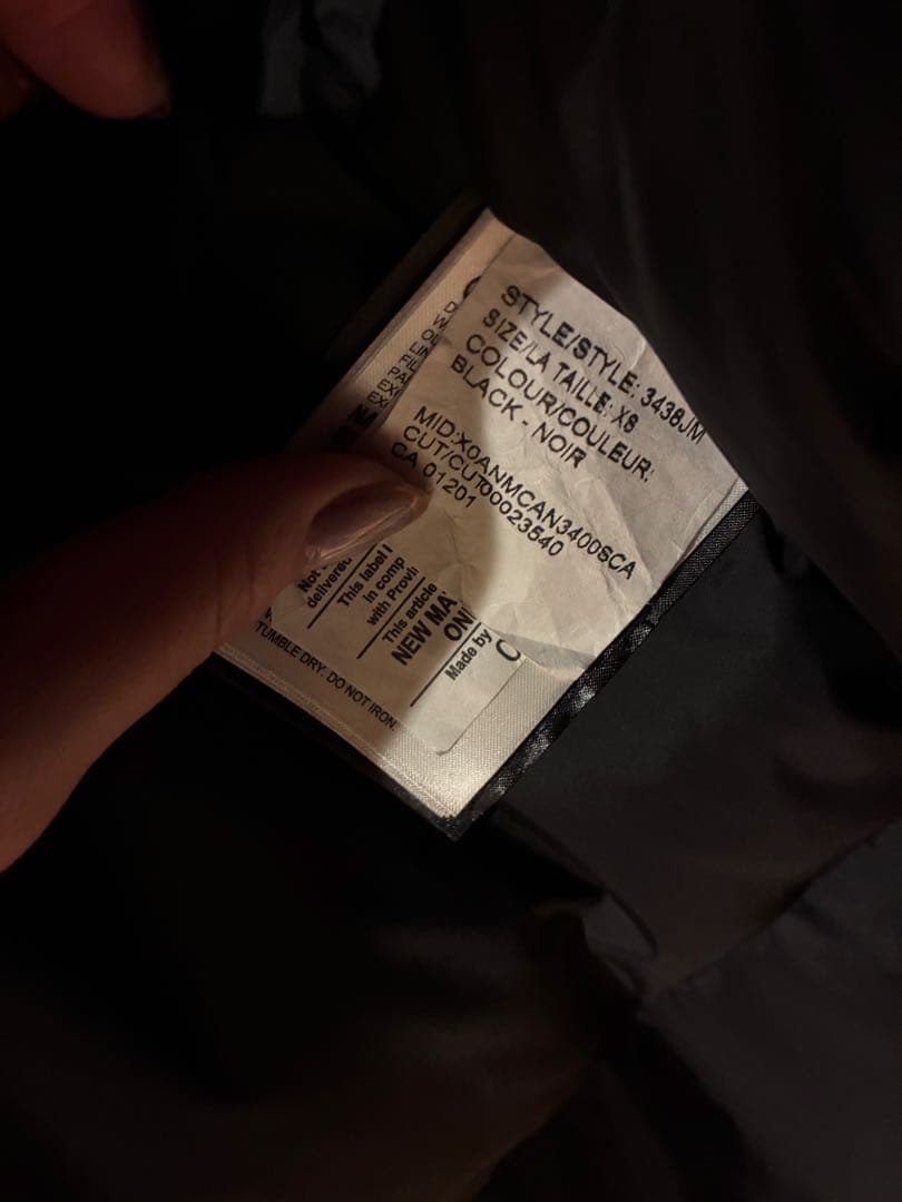 カナダグース ダウン ブラック