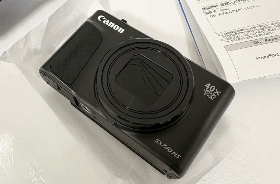 【新品・未使用】Canon Power Shot SX740 HS ブラック