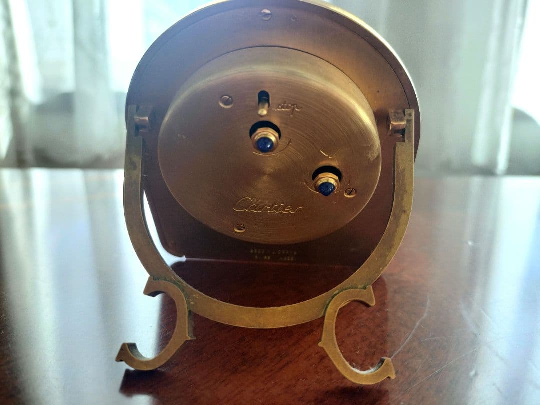 カルティエ／CARTIER トラベルロック／置時計