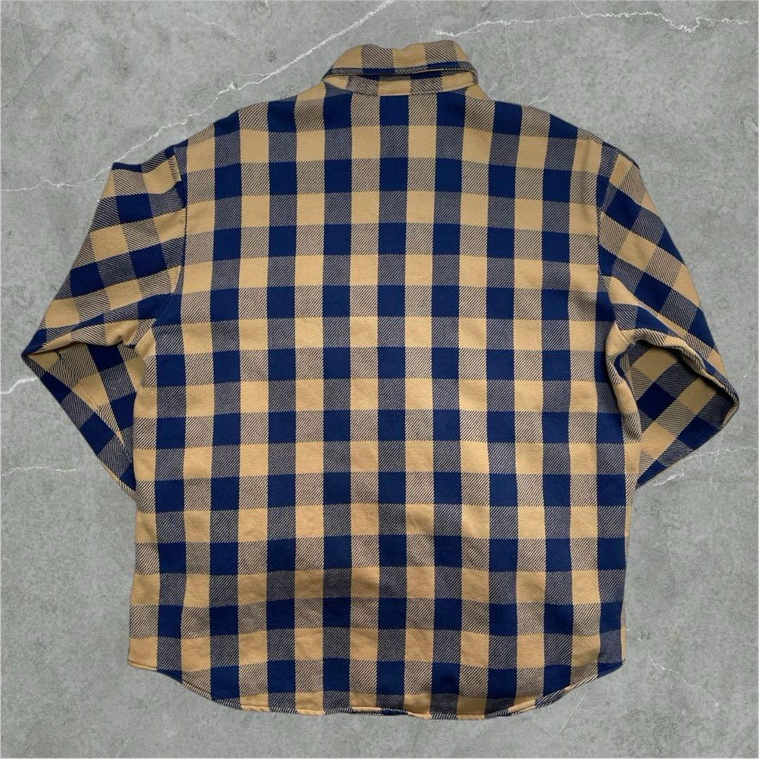 希少 70s USA製 BIGMAC イエロー ネルシャツ L ヘビネル 黄色