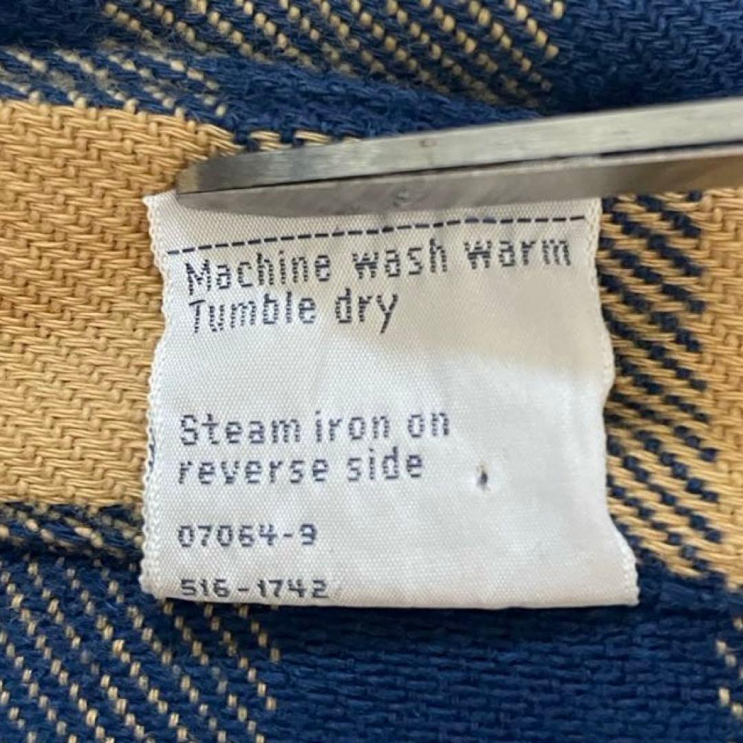 希少 70s USA製 BIGMAC イエロー ネルシャツ L ヘビネル 黄色