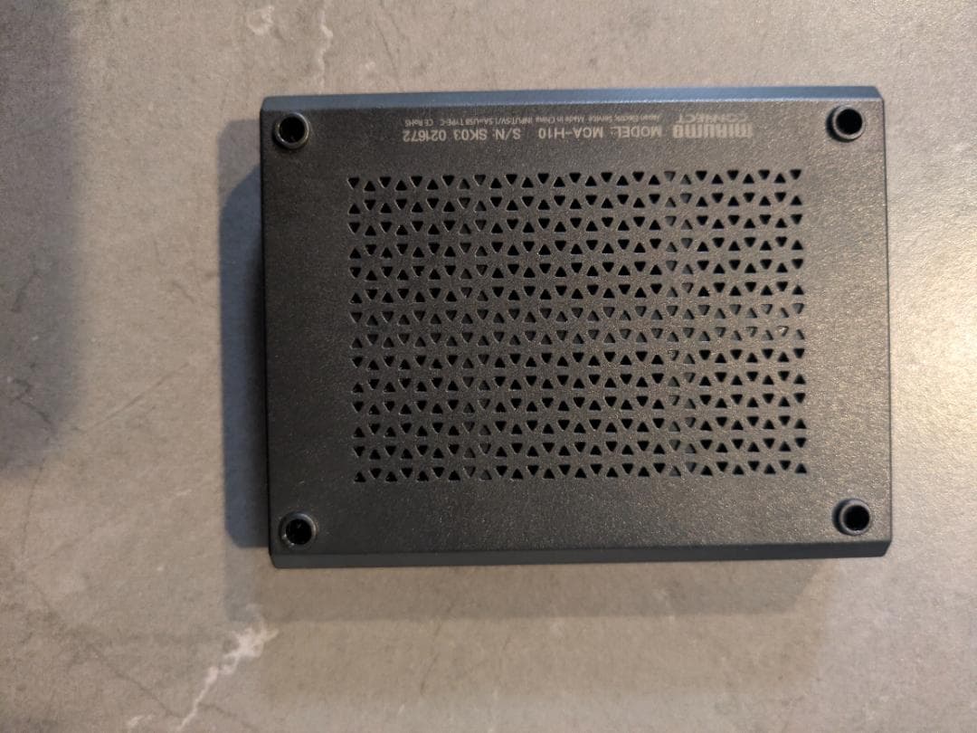 ミルモコネクト、MIRUMO CONNECT 通信用デバイス ブラック