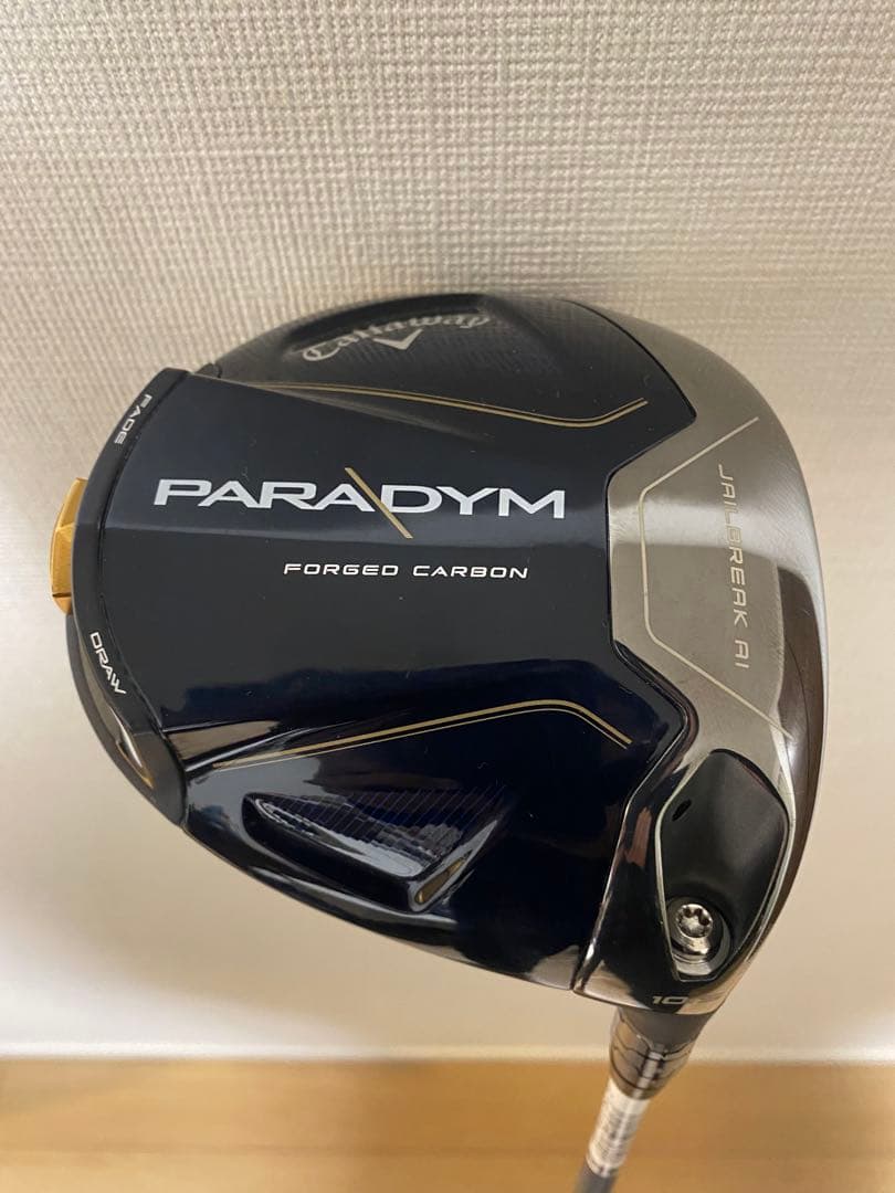 【値下げ】キャロウェイ パラダイム ドライバー 10.5 S 純正シャフト