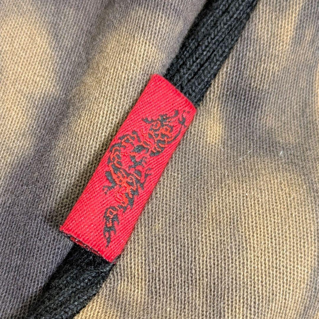 【美品】オッズオンジャパン 短丈 ミリタリージャケット 龍刺繍　個性的