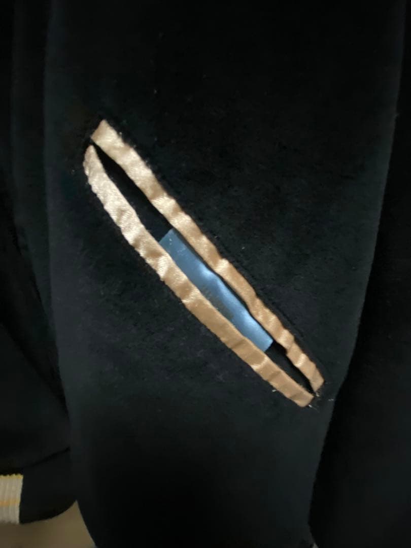 【Doragon fri】90s ヴィンテージ　ベロアスカジャン　リバーシブル