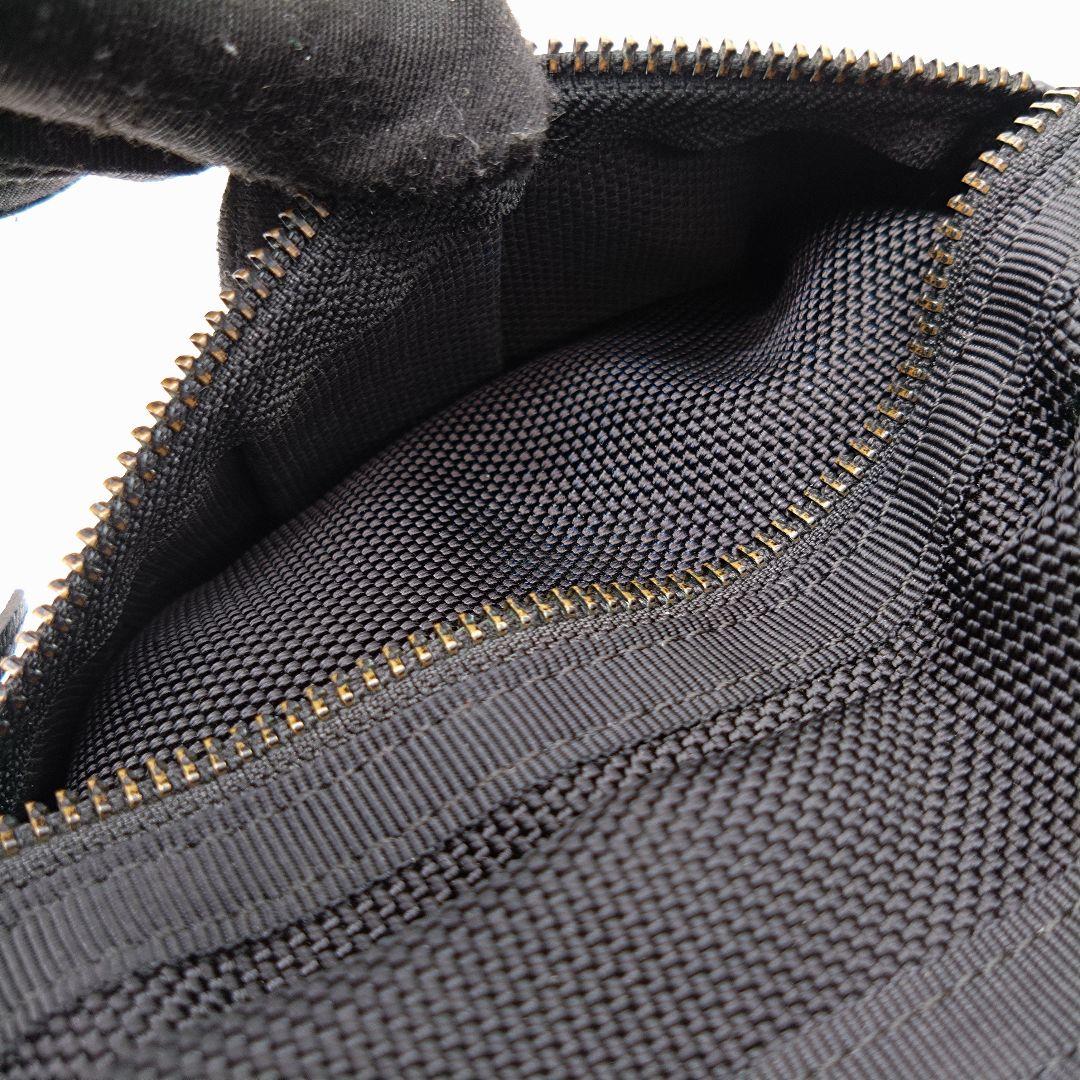 【美品】PORTER HEAT ウエストバッグ クロスバッグ 黒 吉田カバン