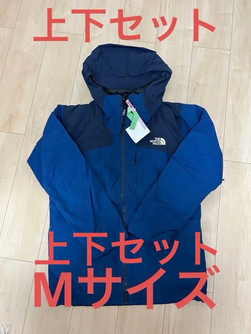 最終価格THE NORTH FACE スノーボードウェア上下セット　Mサイズ青