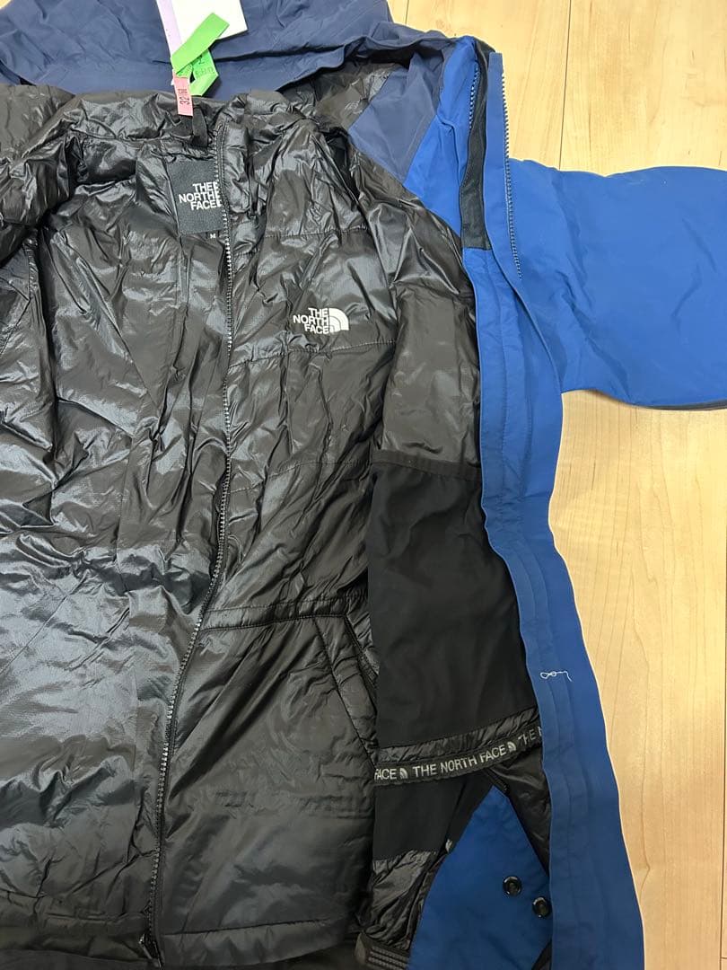 最終価格THE NORTH FACE スノーボードウェア上下セット　Mサイズ青