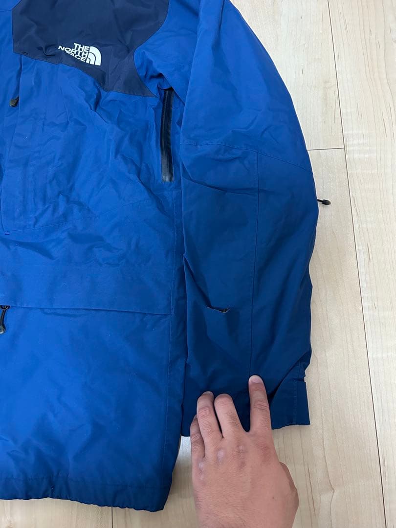 最終価格THE NORTH FACE スノーボードウェア上下セット　Mサイズ青