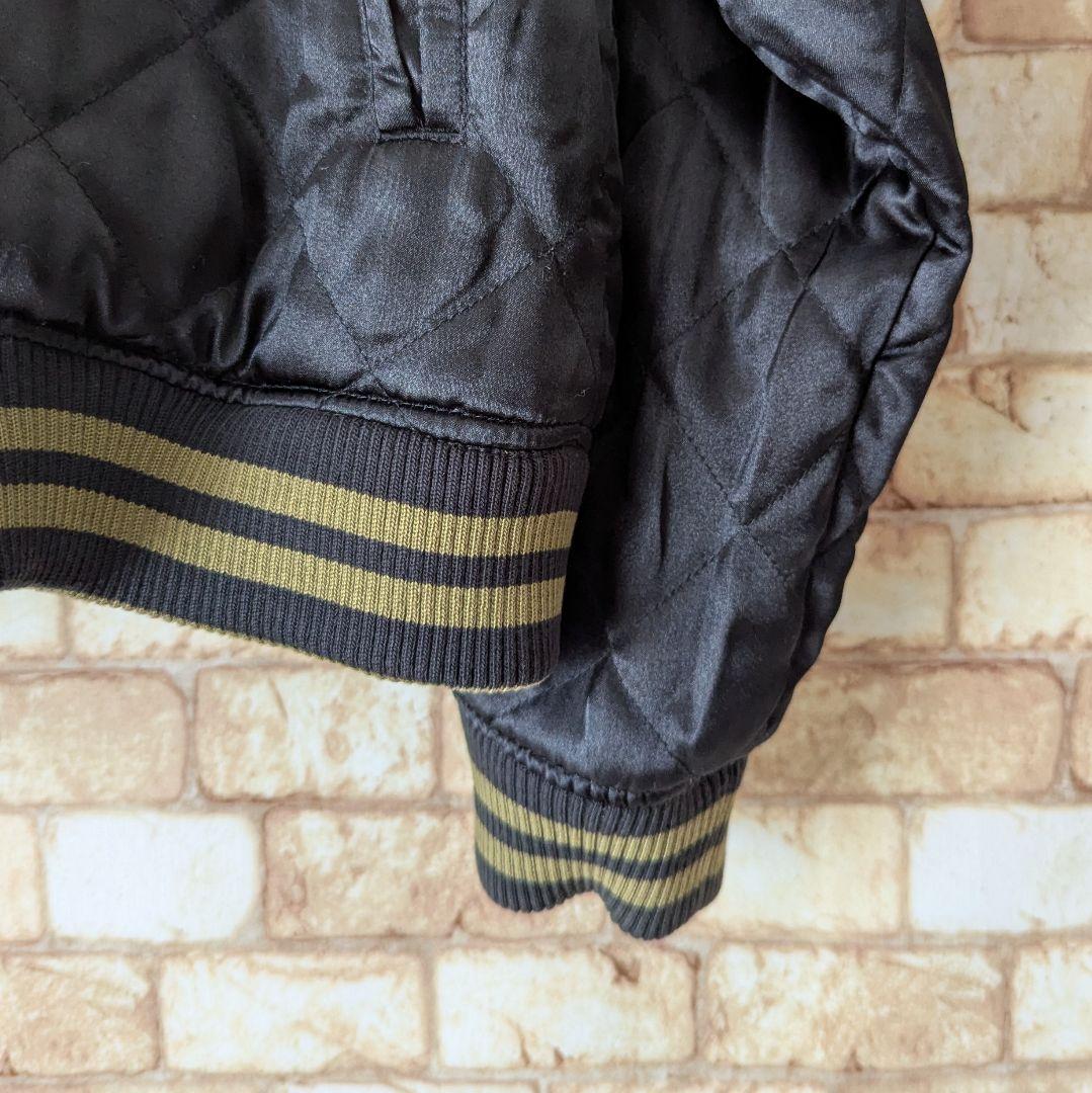 【冬は中綿☆験担ぎ】GUMU リバーシブル スカジャン 舞妓×鷹 キルティング