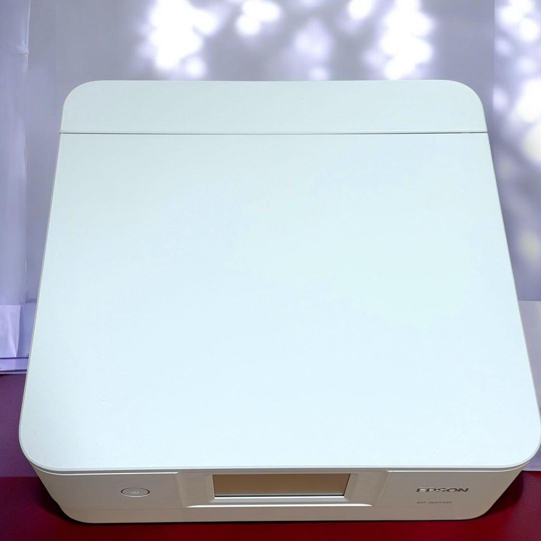 ☆極美品 エプソン EP-881AW ホワイト A4 インクジェット プリンター
