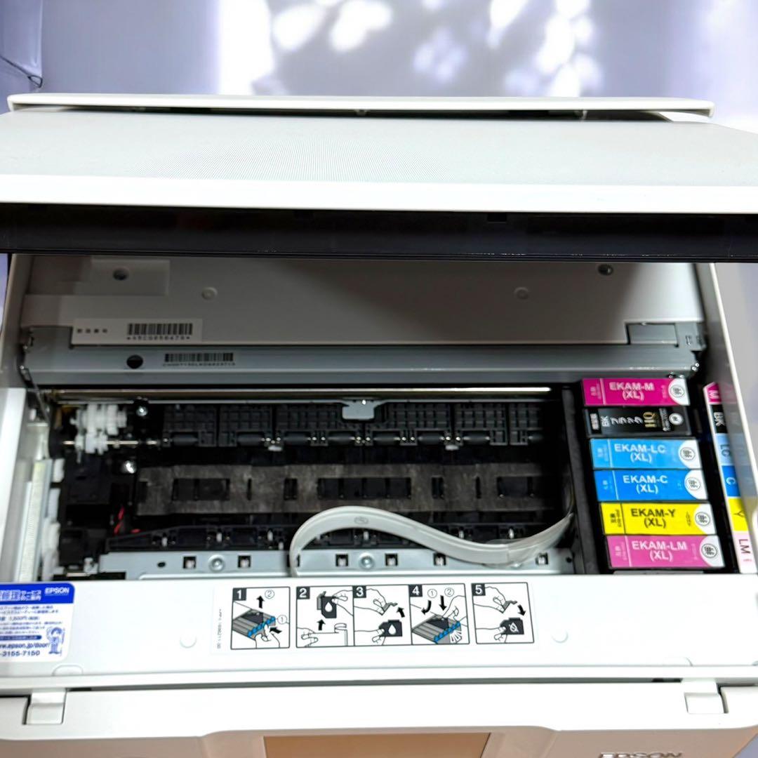 ☆極美品 エプソン EP-881AW ホワイト A4 インクジェット プリンター