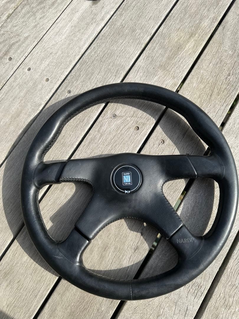 NARDI GARA4 TYPE4 365mm ブラックレザー