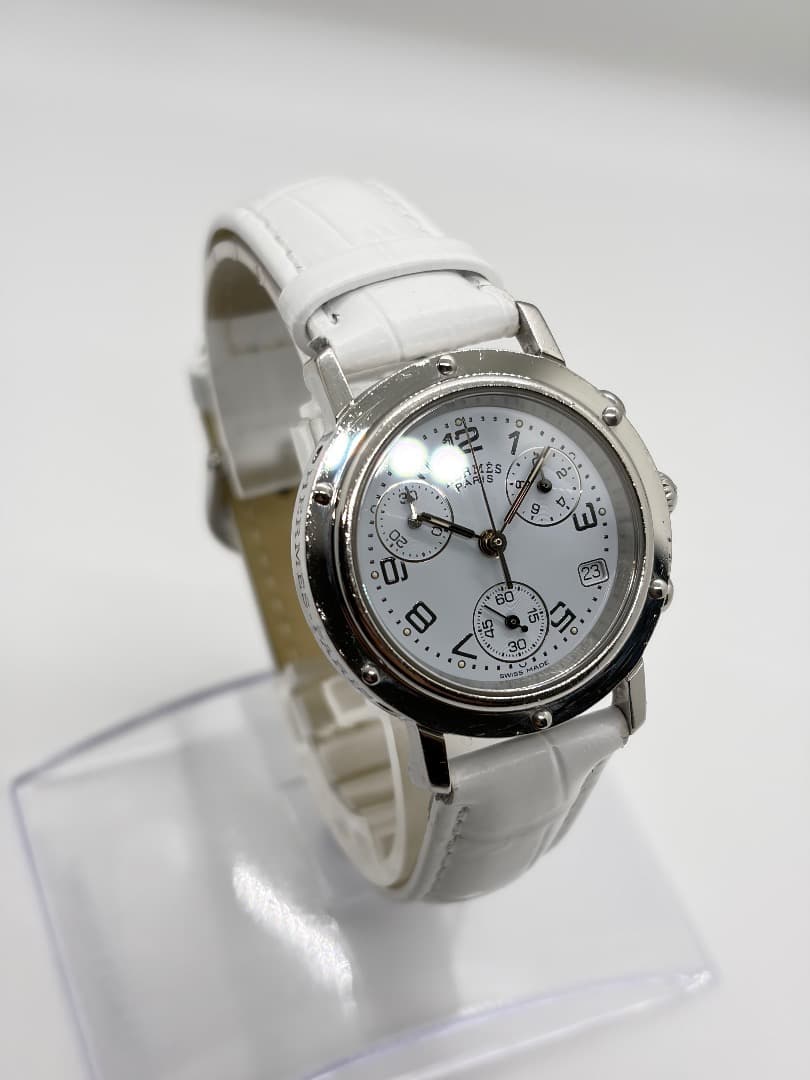 【新品ベルト・電池】エルメス クリッパー クロノグラフ CL1.310 クォーツ