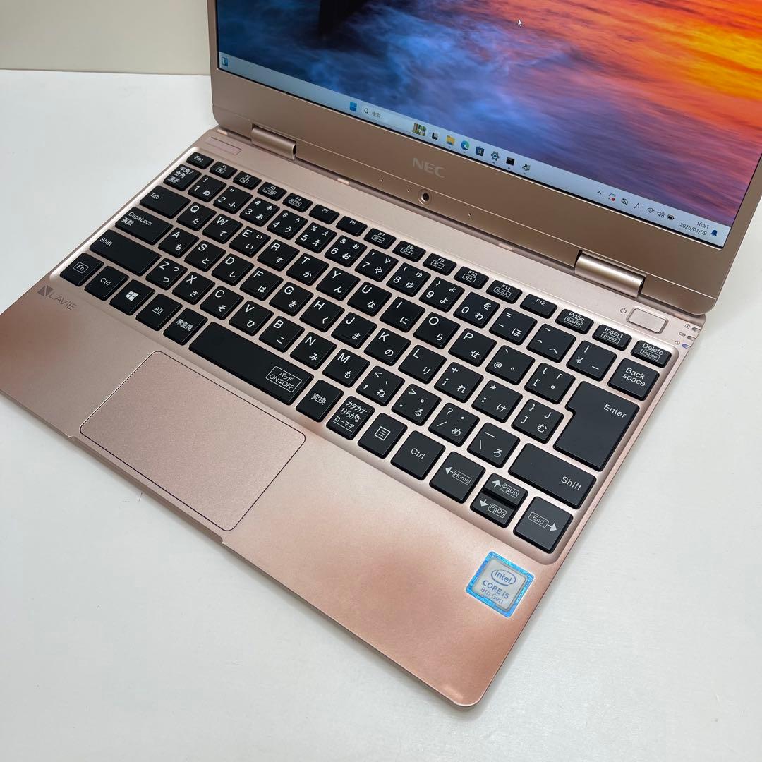 #756 NEC Lavie i5-8200Y SSD256Gb 12.5インチ