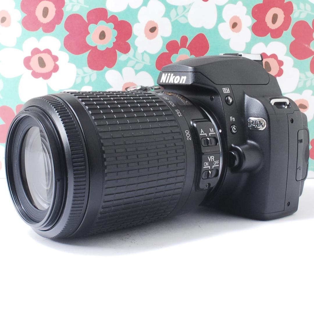 ❤小さい軽い簡単綺麗❤Nikon Ｄ40x❤届いてすぐ使える❤初心者お勧め❤