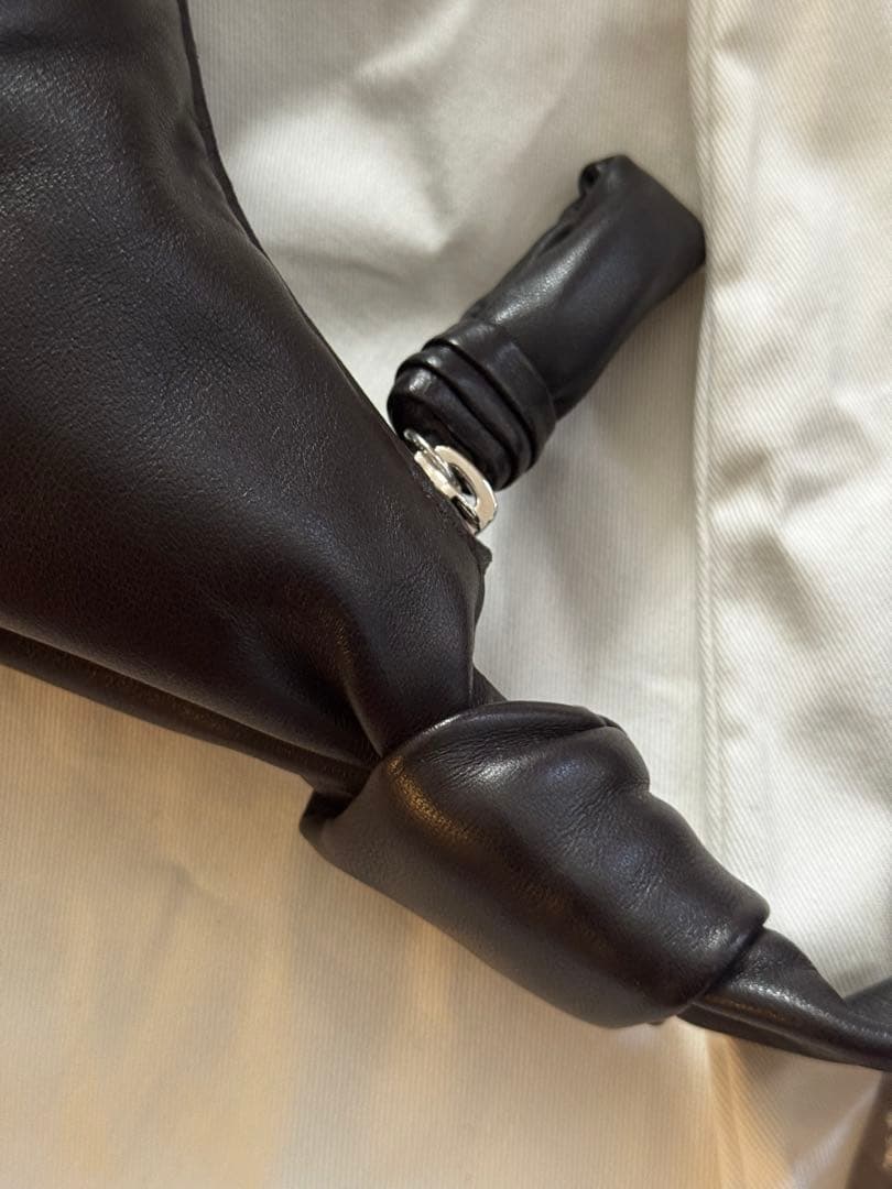 LEMAIRE クロワッサンバッグ レザー チョコレートブラウン