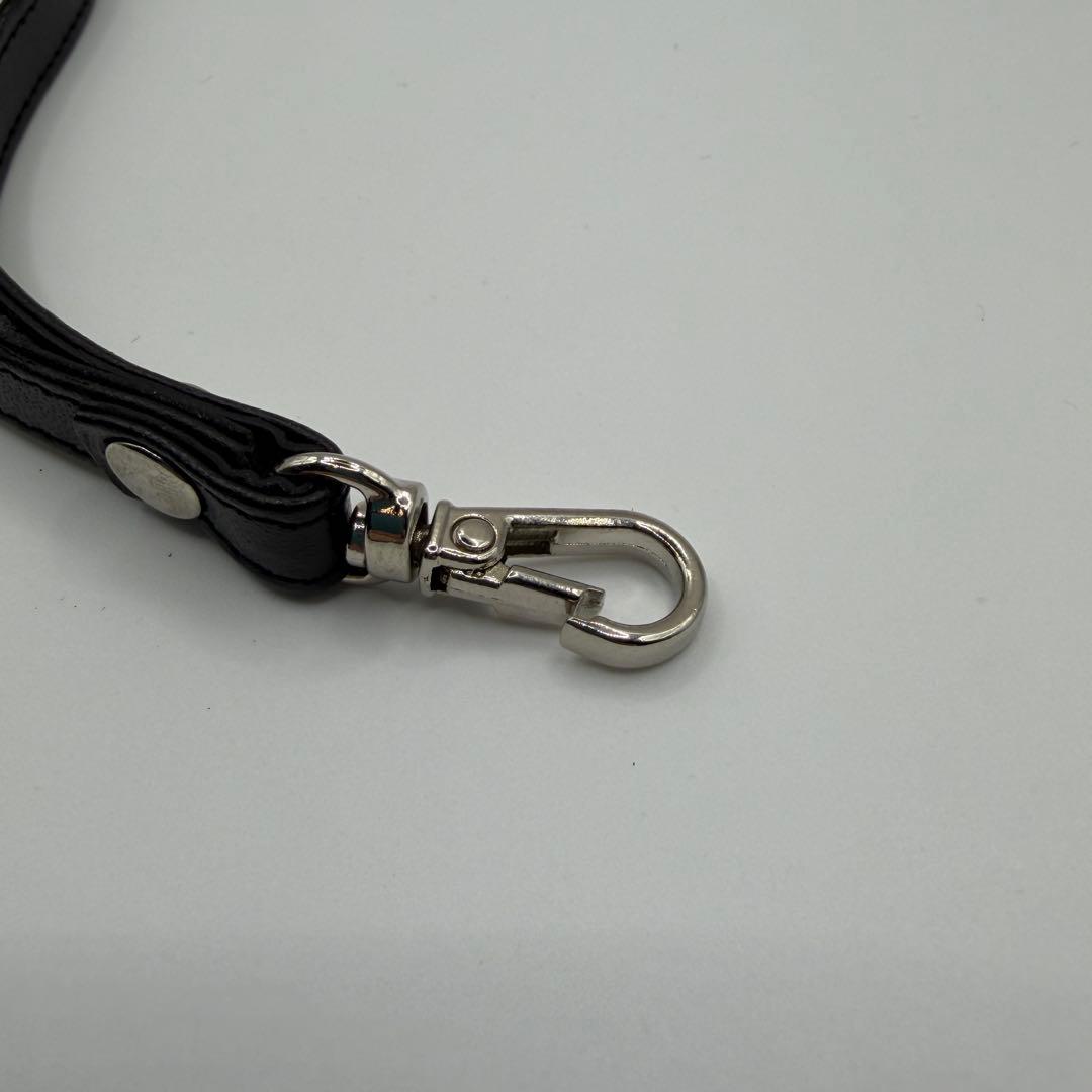 スティングレイ 長財布 ブラック ラウンドファスナー ストラップ付き 天眼