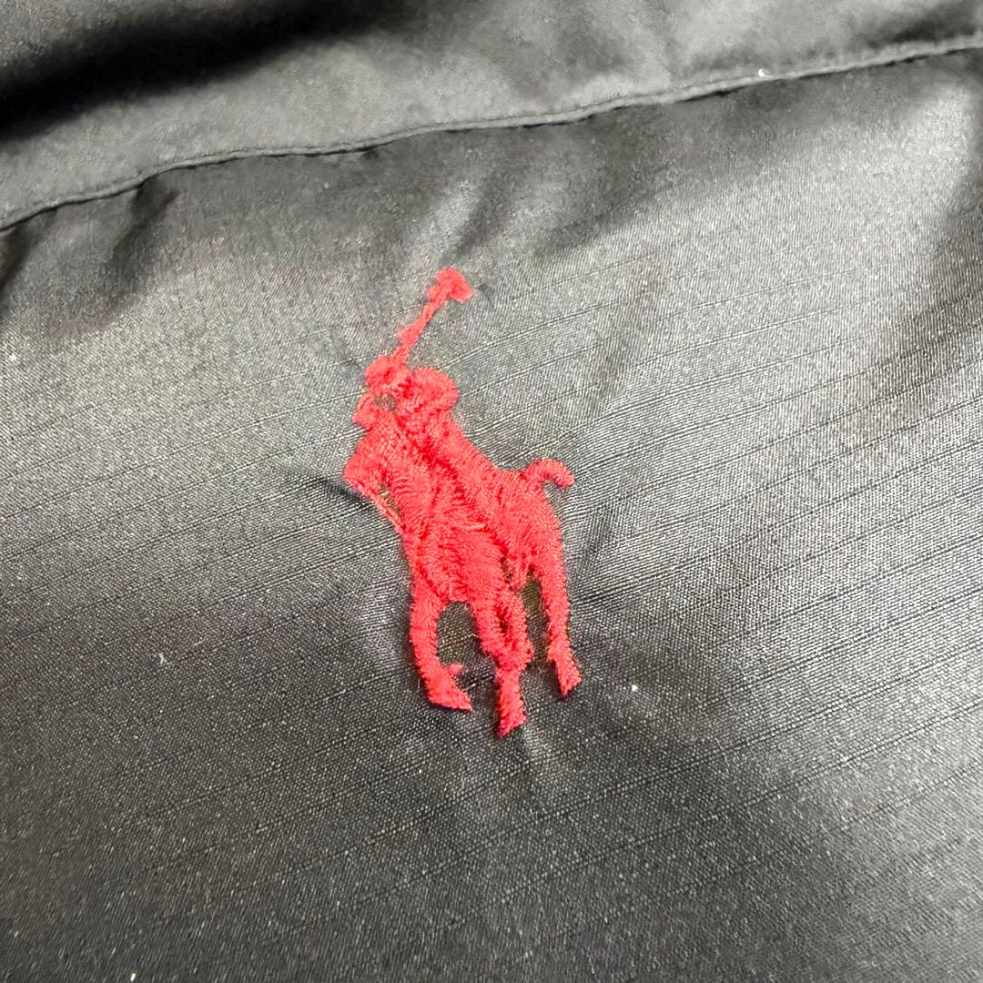 ポロラルフローレン ダウンジャケット ポニー フード 近年モデル ブラック S