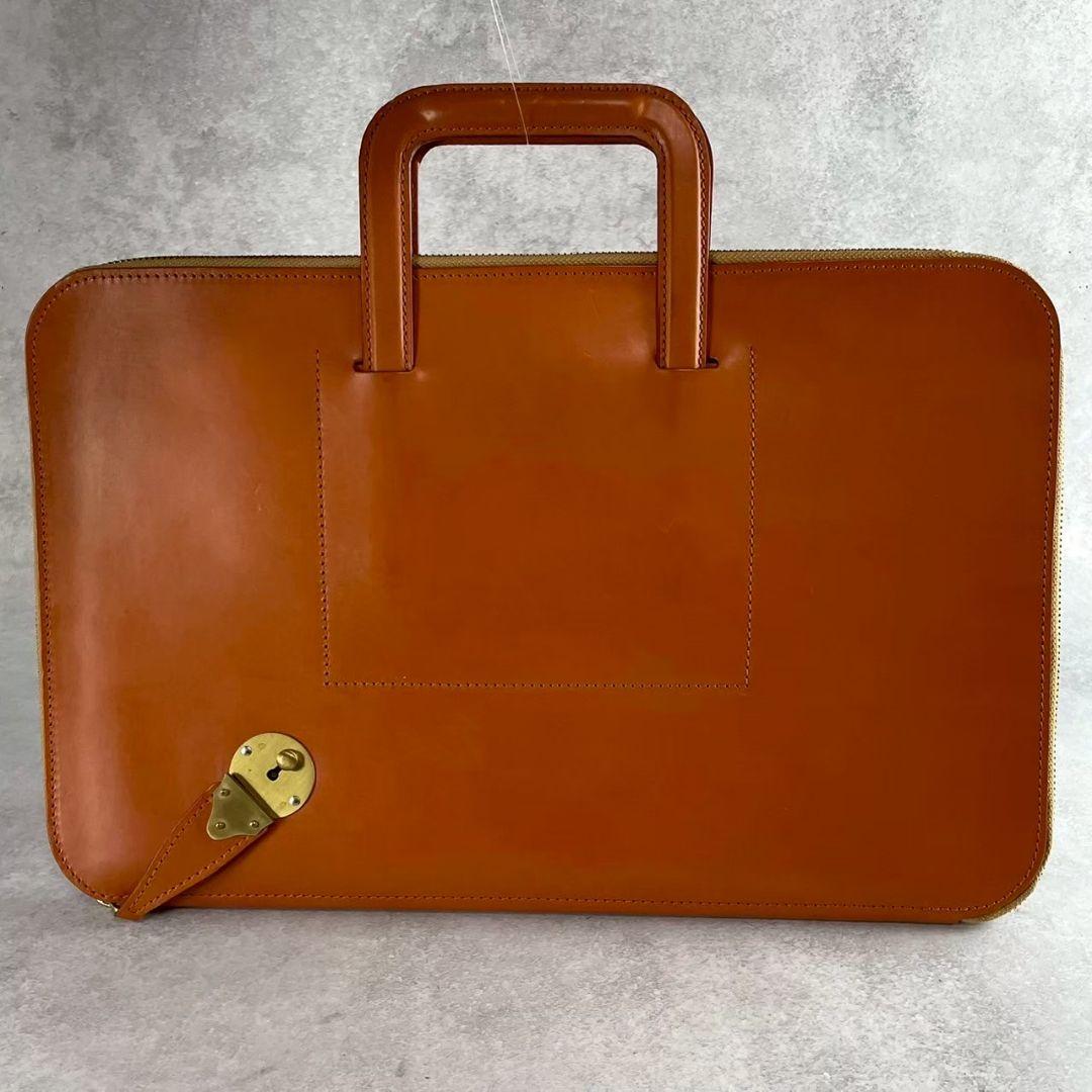 極美品英国製！スウェインアドニーブリッグ ソールズベリーフォリオブライドルレザー