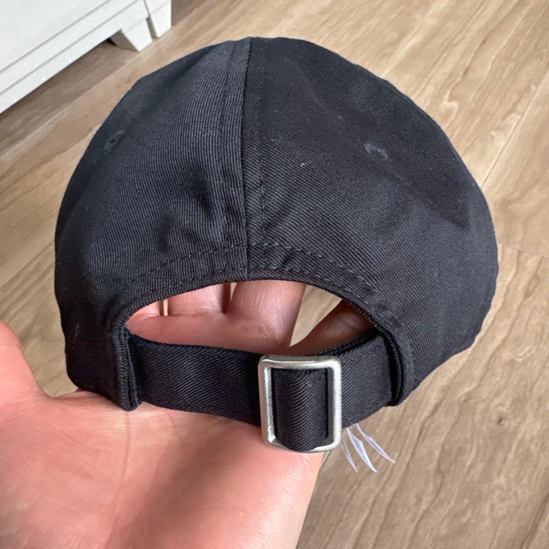 MM6 Maison Margiela ロゴ刺繍ベースボールキャップ ブラック