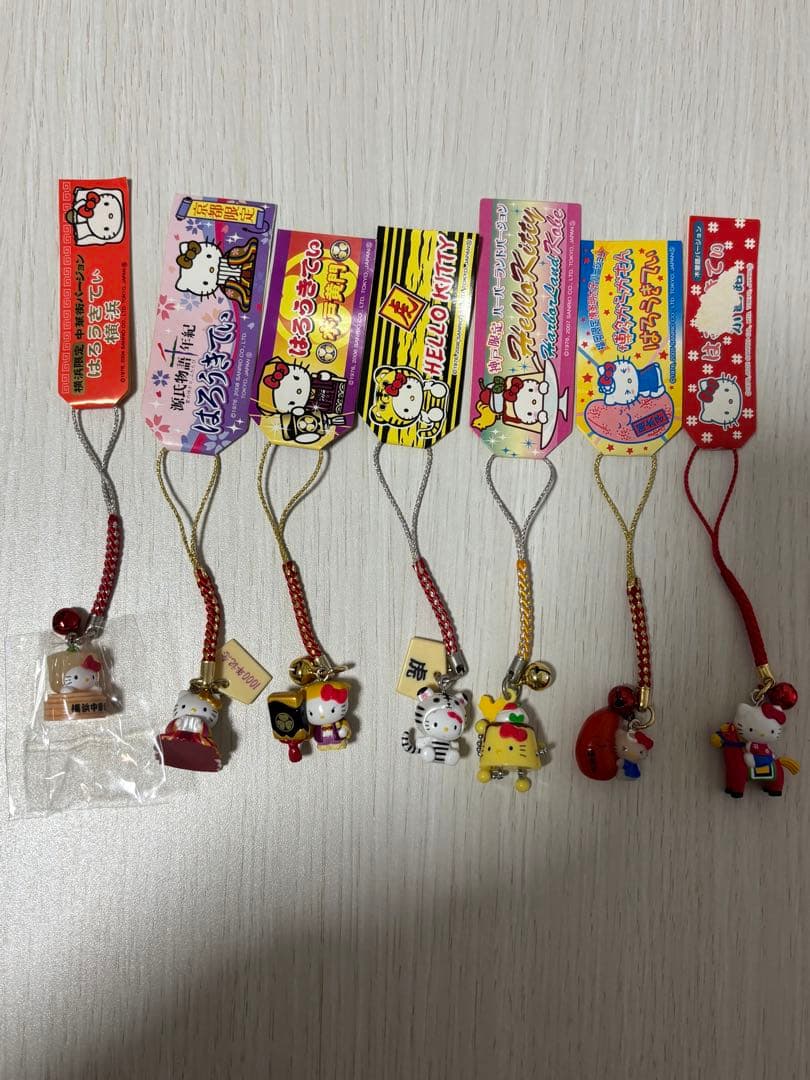 ハローキティ ストラップ17個セット