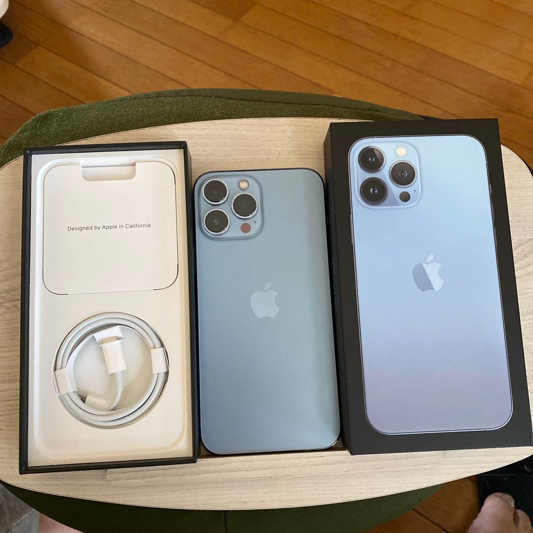 極美品iPhone 13 Pro Max シエラブルー 256GB SIMフリー
