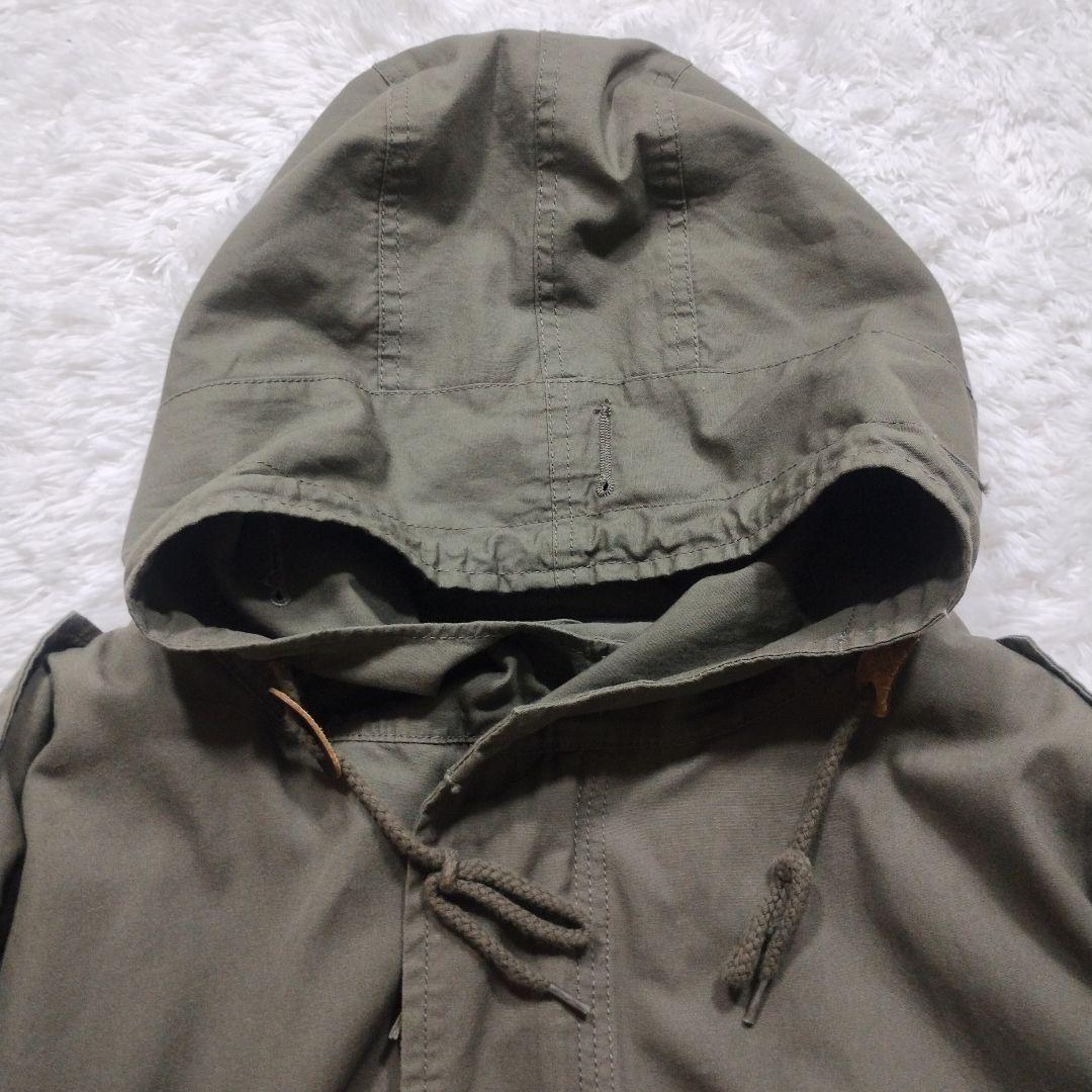 【美品】ヒューストン　M-51　ライナー付　モッズコート　青島コート　XXS　緑