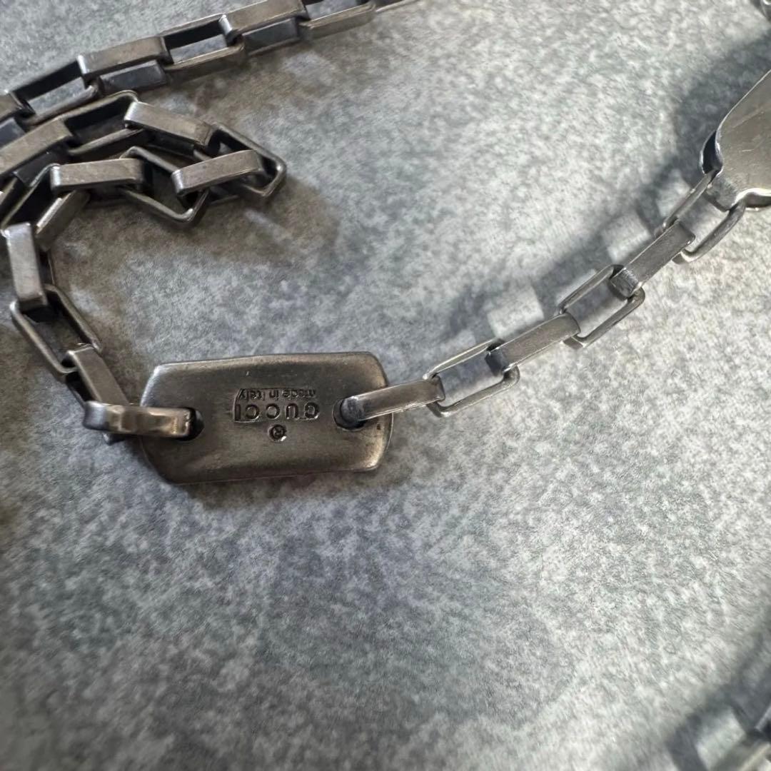 GUCCIグッチ ネックレス シルバー925 アクセサリー メキシカン調チェーン