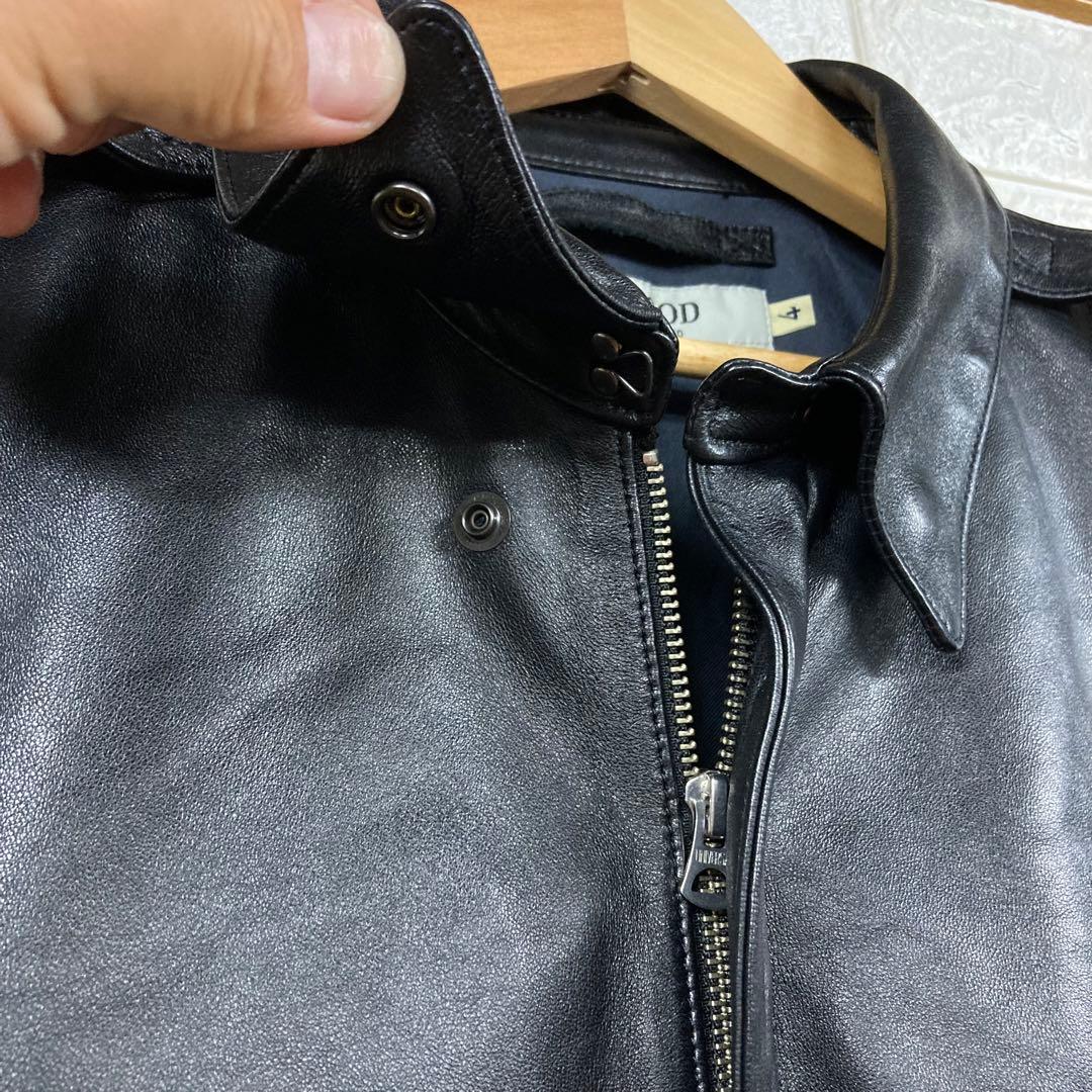 美品　OMNIGOD オムニゴッド　ラムレザー　A-2 レザージャケット 4