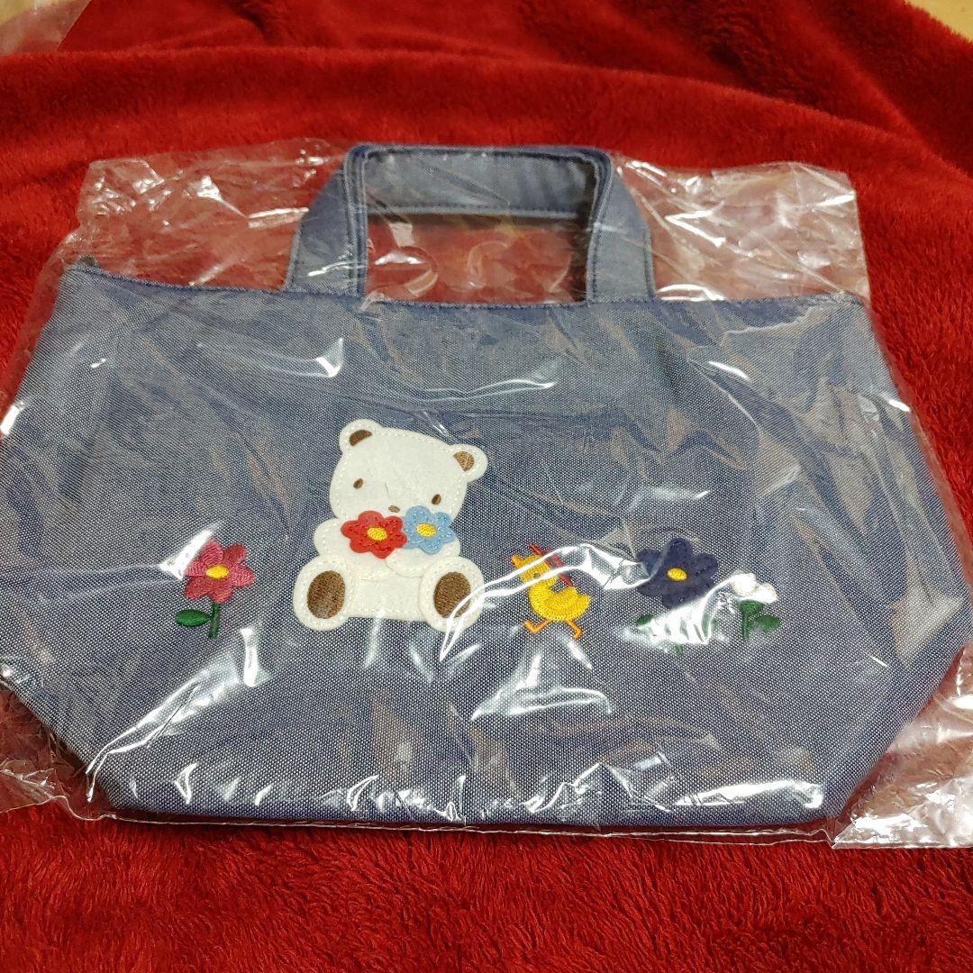 (未使用)familiar トートバッグ ネイビー