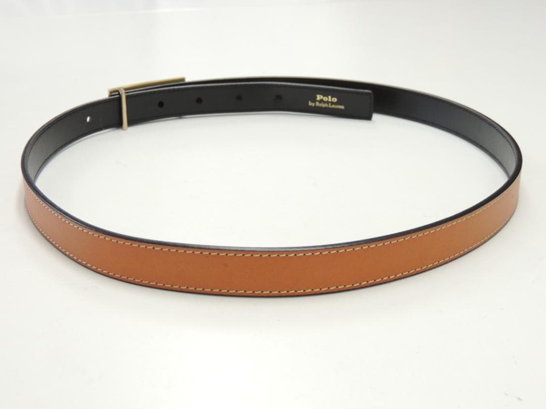定価33000円 Polo ID リバーシブル ヴァケッタ レザー ベルト