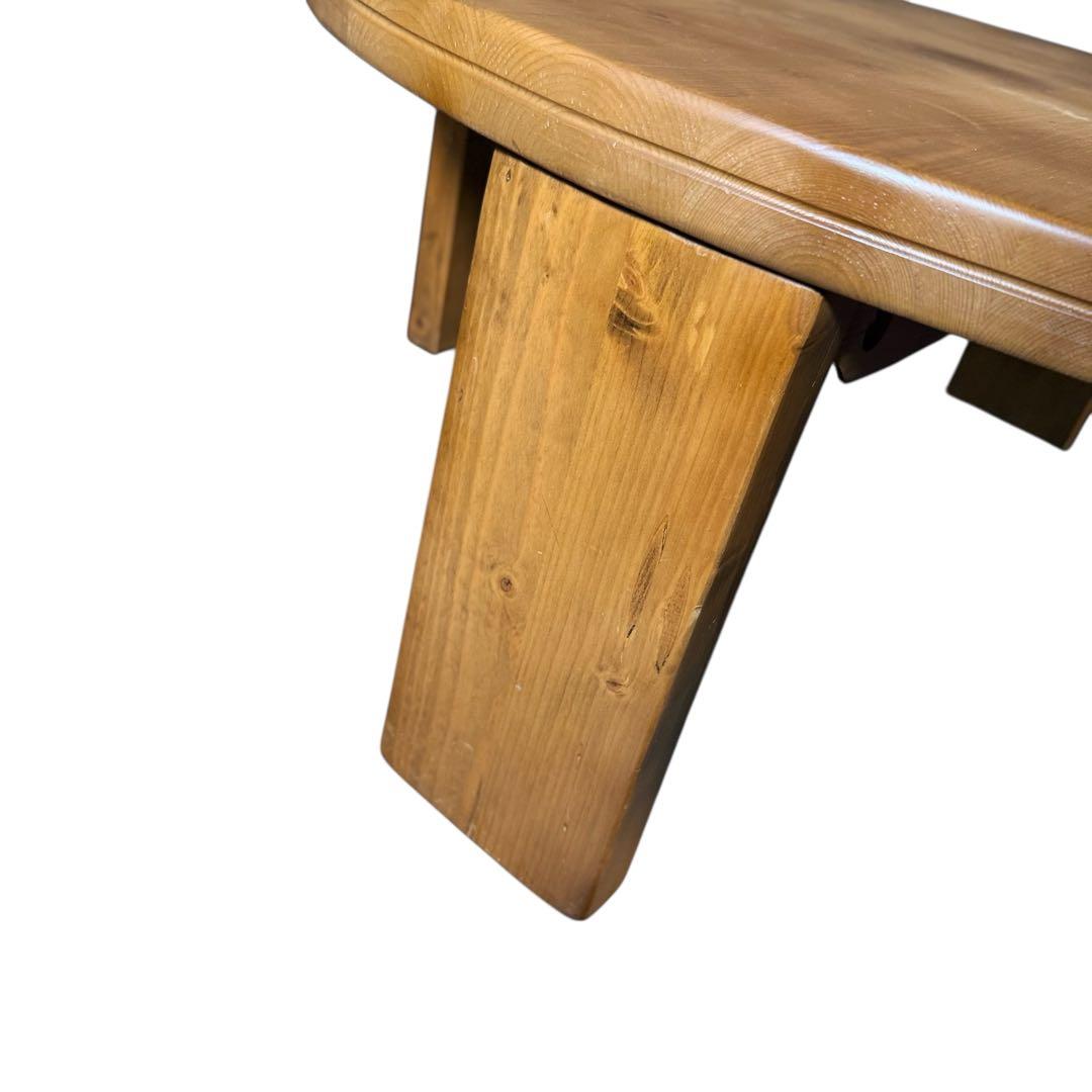 HR811 リアルシャビー　木目ワイルド　レトロな円卓　90cm ちゃぶ台