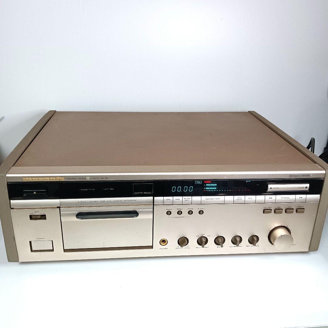 動作品 Marantz マランツ 3ヘッドステレオカセットデッキ SD-60