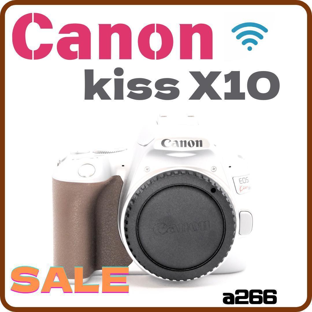 Wi-Fi機能付き✨Canon　kiss　X10　シルバー　ボディのみ　一眼レフ