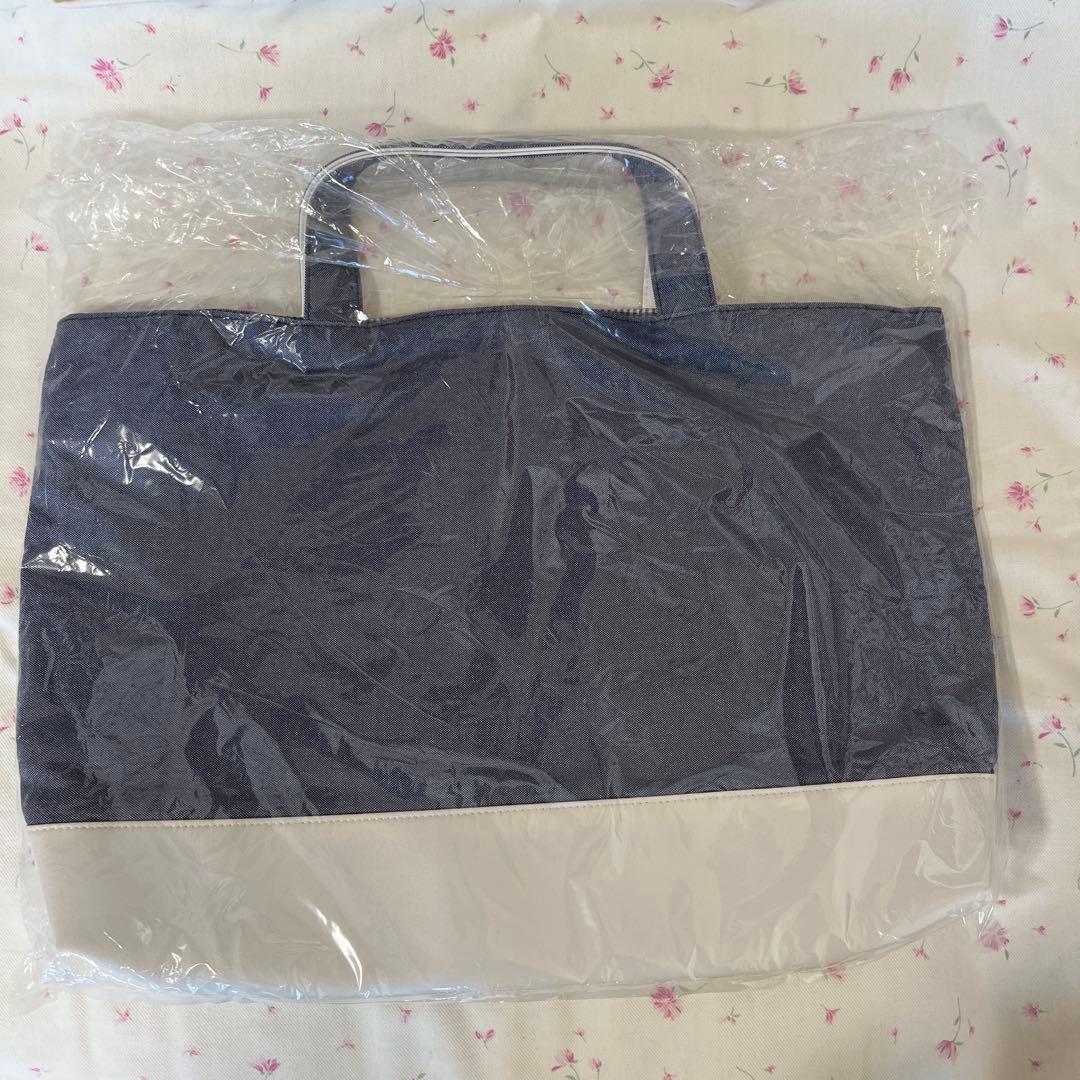 ファミリア　デニムバッグ　70周年　マチ付き