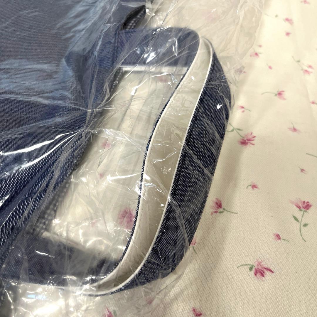 ファミリア　デニムバッグ　70周年　マチ付き