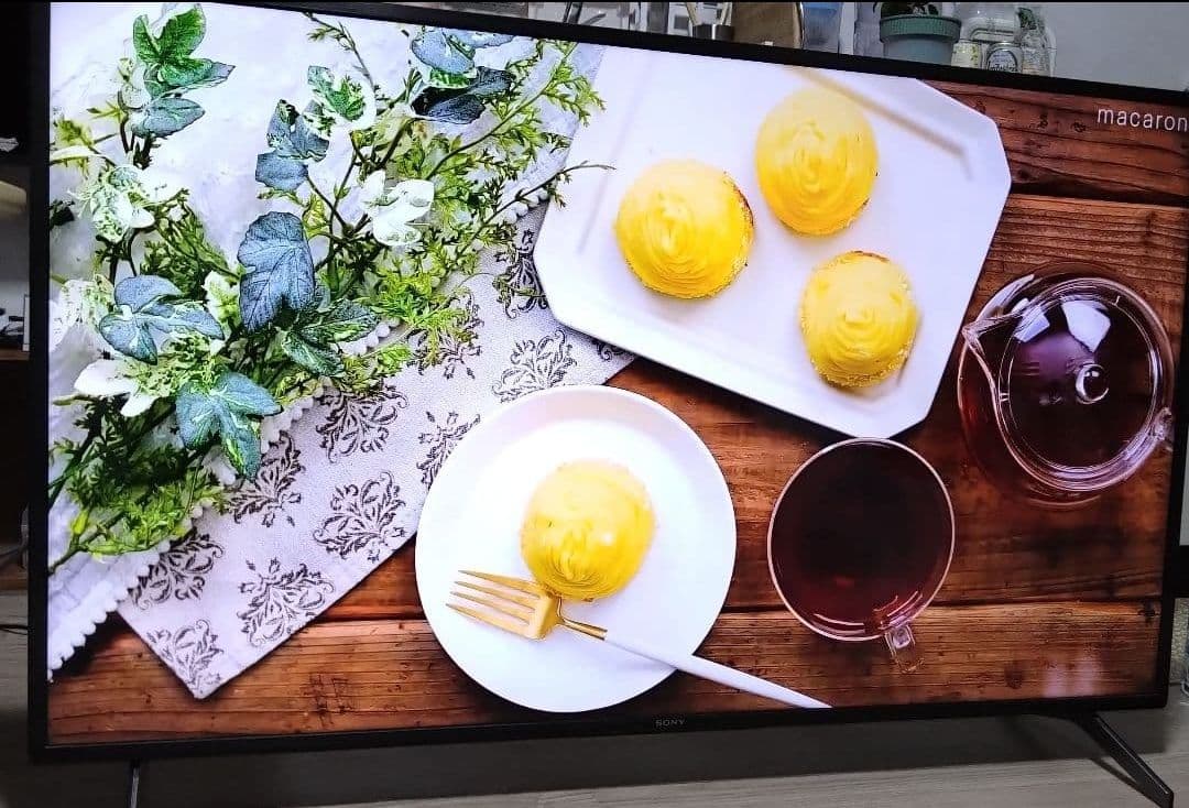 ソニー　ブラビア５５型　KJ 55-X8000H　保護パネル　リモコン付き