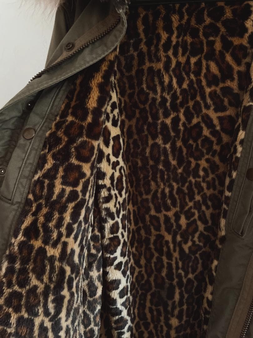 ワコマリア レオパード モッズコート S WACKO MARIA