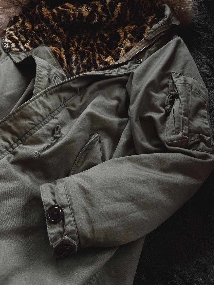 ワコマリア レオパード モッズコート S WACKO MARIA