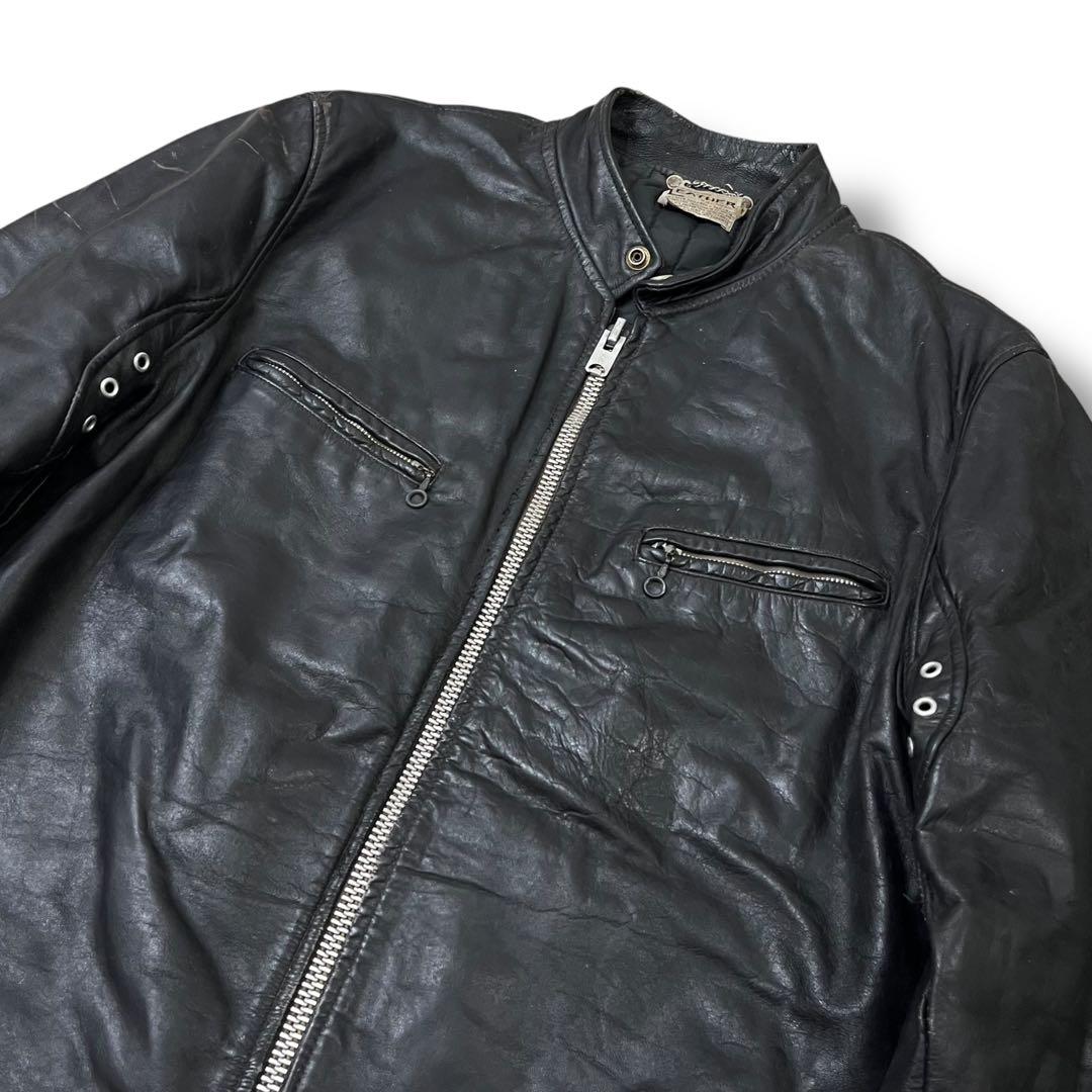 【ヴィンテージ】70s シングルライダース モーターサイクルジャケット 42