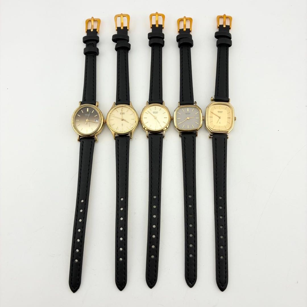 【全て電池交換済】　稼働　新品ベルト　SEIKO　セイコー　腕時計