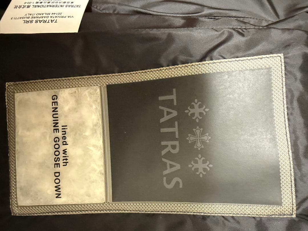 TATRAS タトラス　KOSAVA コサヴァ　ダウン　ブラック　黒　タグ付　2