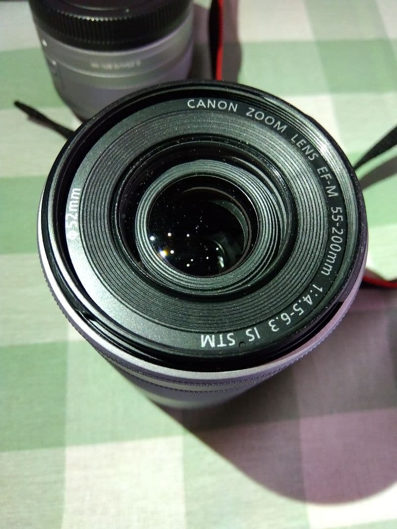 Canon EOS kiss m ホワイト ダブルズームレンズキット