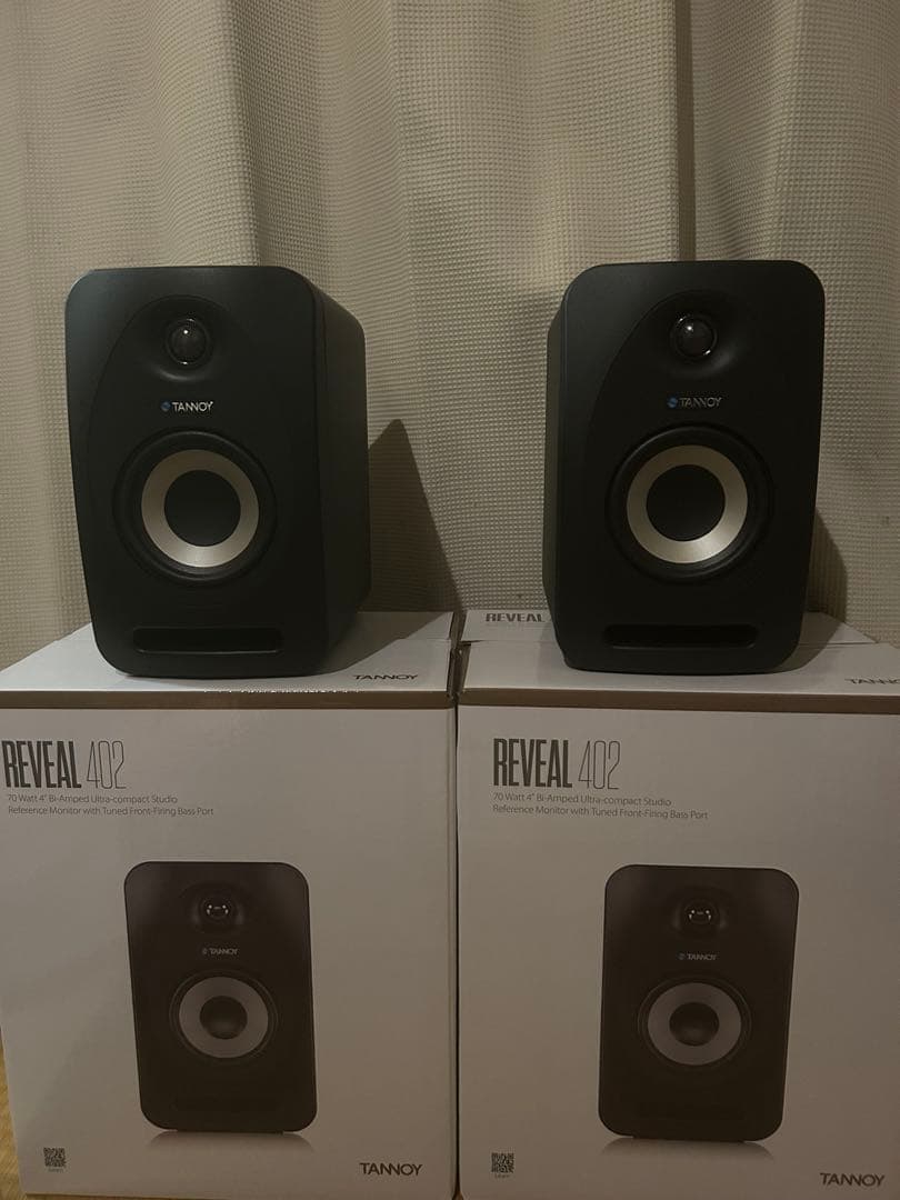 TANNOY Reveal 402　スタジオパワードモニター　箱つき