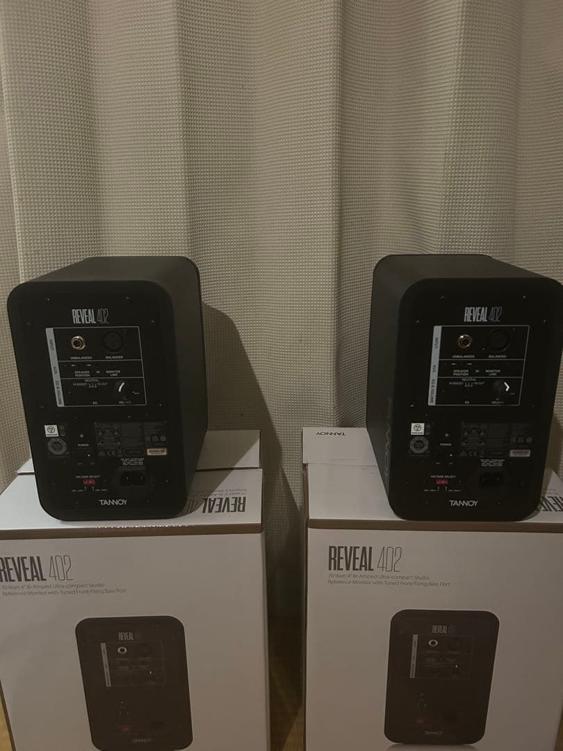 TANNOY Reveal 402　スタジオパワードモニター　箱つき